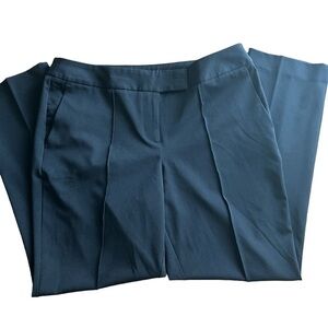 Worthington Modern Fit Black Trousers Side Pockets Sewn in Front Seam Size 8